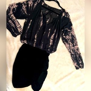 Sheer Black raunched dress S/M💥FLASH SALE💥💥 BUNDLE AND SAVE! DEALS ON ALL!💯